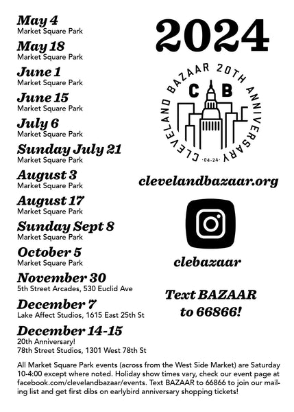 Meet the Makers: Cleveland Bazaar May 4th
